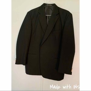 Mens black suit jacket